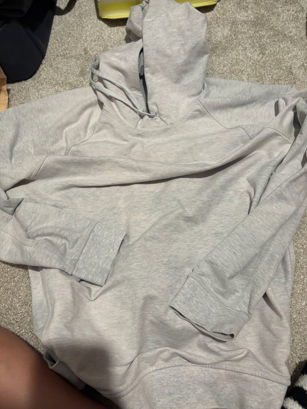 Lululemon Grey Acid Wash Hoodie size M